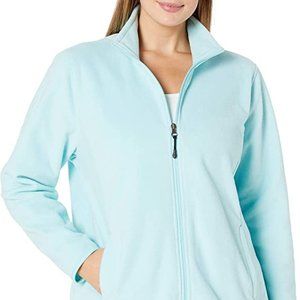 Soft Baby Blue Zipper Jacket